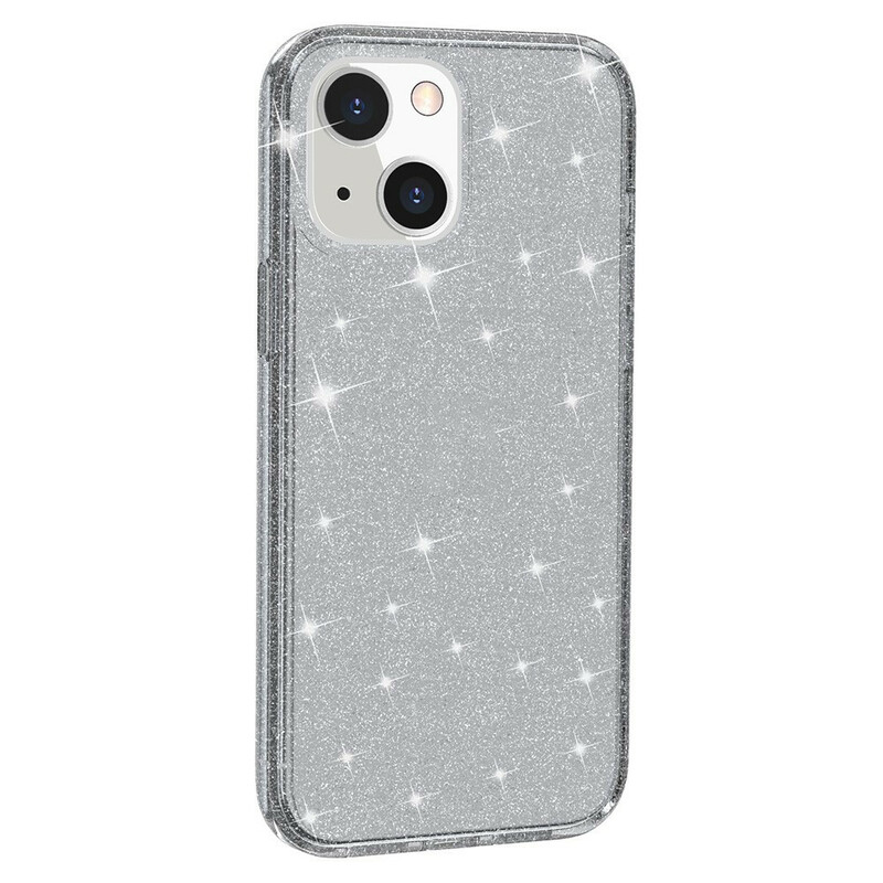 Coque transparente à paillettes Bling pour Apple iPhone, coque