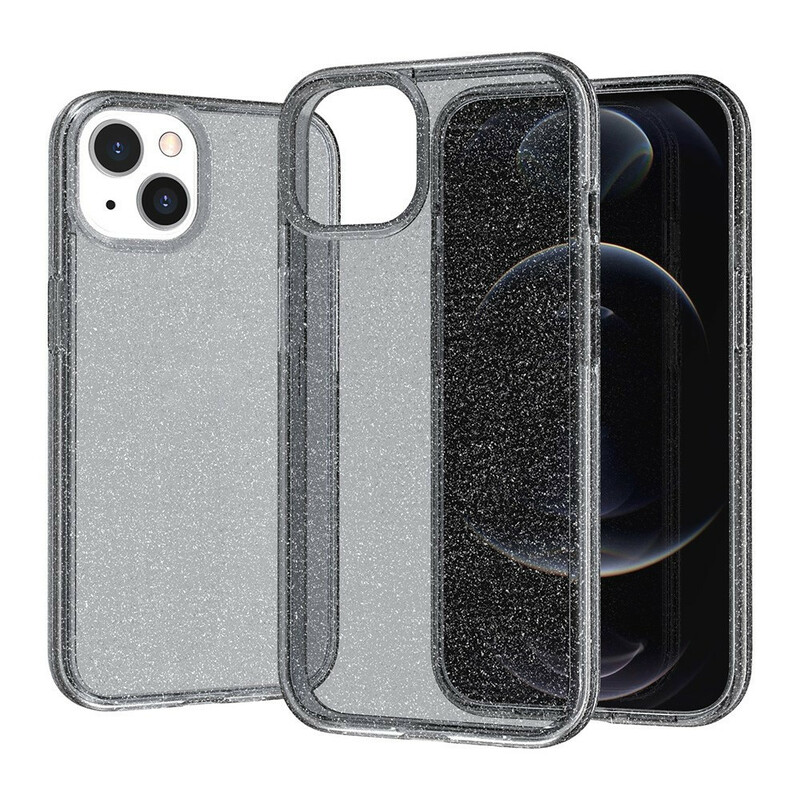 Coque iPhone 13 Transparente Paillettes Coque iPhone 13 Transparente Paillettes
