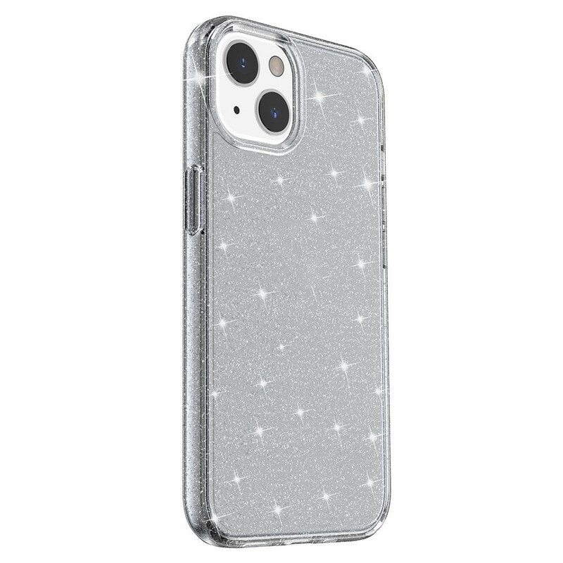 Coque iPhone 13 Transparente Paillettes Coque iPhone 13 Transparente Paillettes