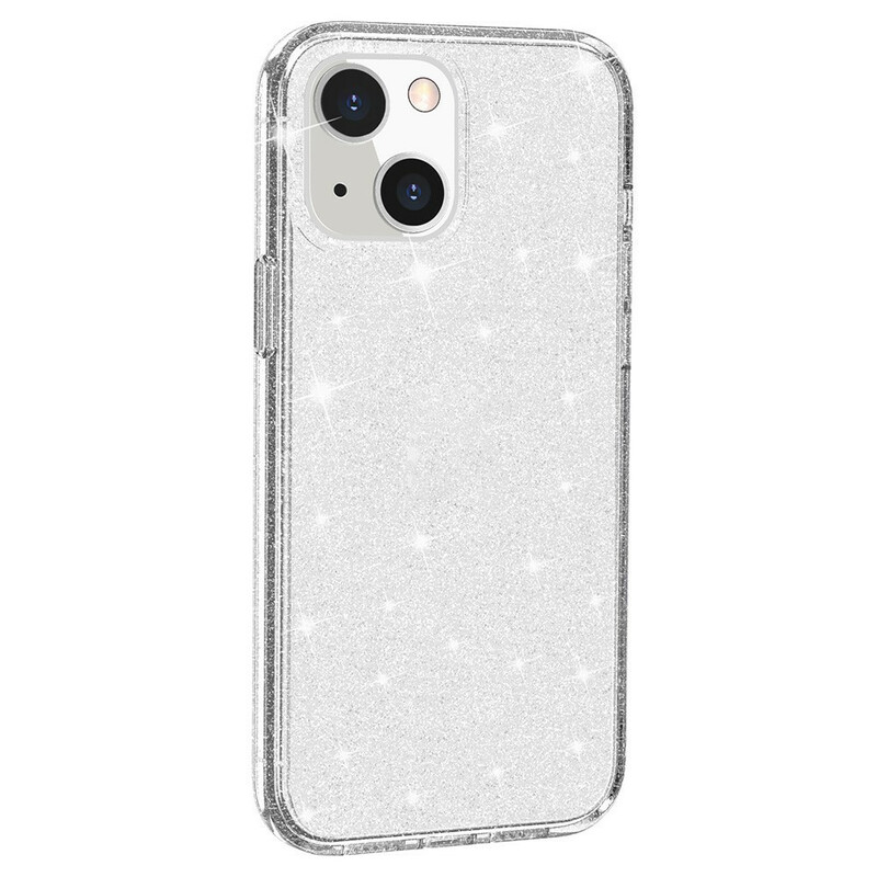 Coque iPhone 13 Transparente Paillettes Coque iPhone 13 Transparente Paillettes
