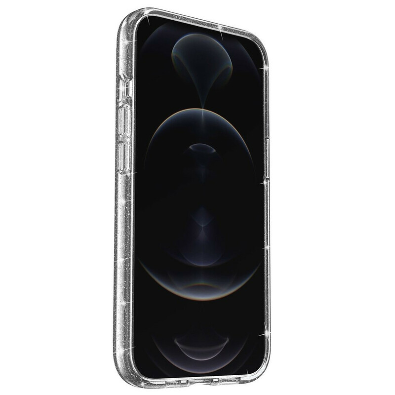 Coque iPhone 13 Transparente Paillettes Coque iPhone 13 Transparente Paillettes