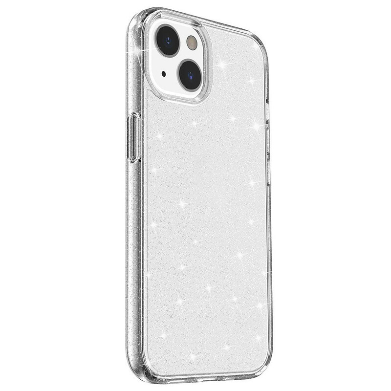 Coque iPhone 13 Transparente Paillettes Coque iPhone 13 Transparente Paillettes
