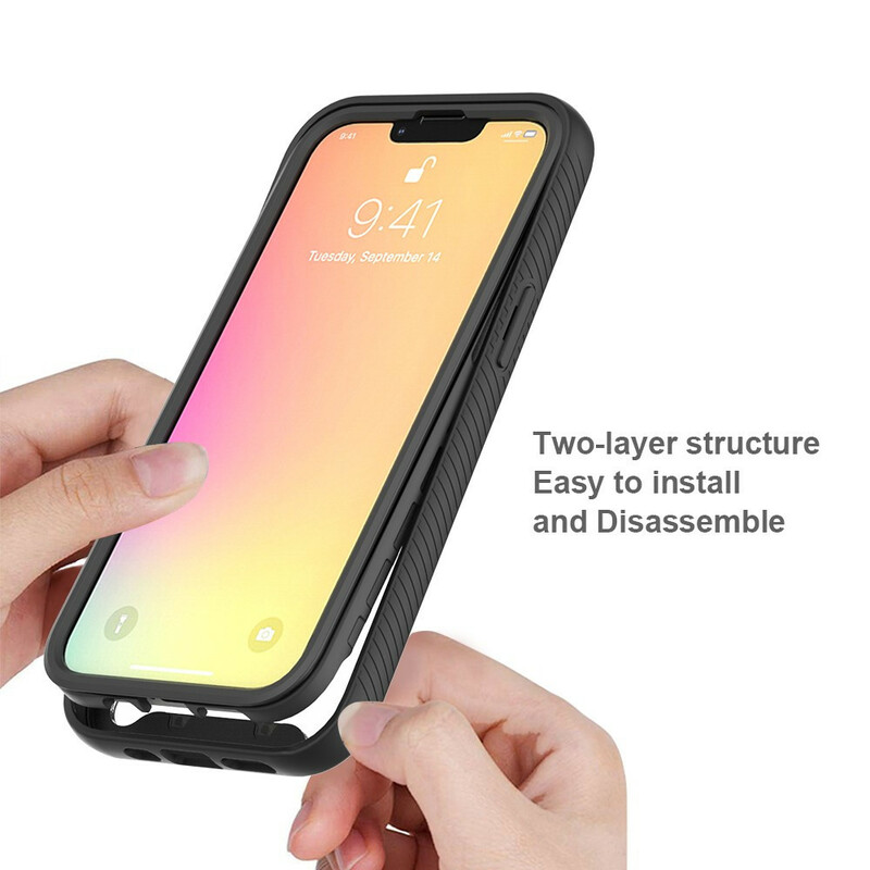 Coque iPhone 13 Conception Hybride Rebords Silicone Coque iPhone 13 Conception Hybride Rebords Silicone