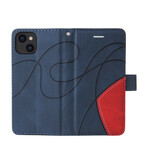 Housse iPhone 13 Simili Cuir Bicolore Signature Housse iPhone 13 Simili Cuir Bicolore Signature