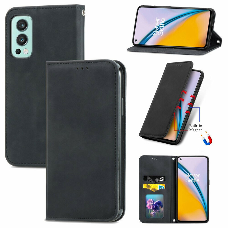 Flip Cover OnePLus Nord 2 5G SkinTouch Design Ma Coque