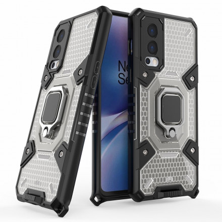 Coque OnePlus Nord 2 5G Nid d'Abeille avec Anneau Coque OnePlus Nord 2 5G Nid d'Abeille avec Anneau