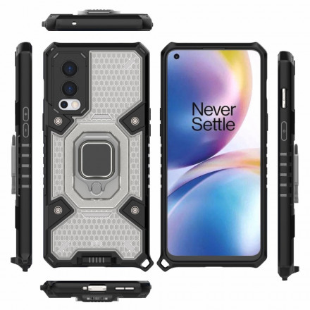 Coque OnePlus Nord 2 5G Nid d'Abeille avec Anneau Coque OnePlus Nord 2 5G Nid d'Abeille avec Anneau