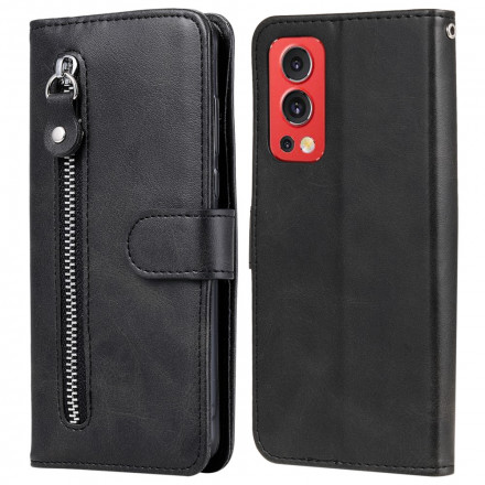 Housse OnePlus Nord 2 5G Vintage Porte-monnaie