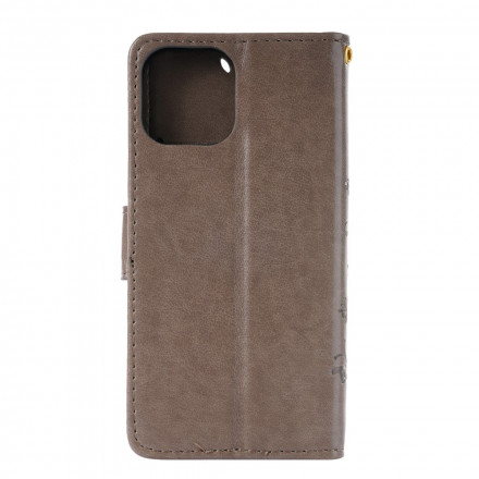 Housse iPhone 13 Papillons dans les Fleurs Housse iPhone 13 Papillons dans les Fleurs