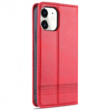 Flip Cover iPhone 13 Style Cuir AZNS