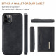 Coque iPhone 13 Porte-Cartes Détachable DG.MING Coque iPhone 13 Porte-Cartes Détachable DG.MING