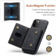 Coque iPhone 13 Porte-Cartes Détachable DG.MING Coque iPhone 13 Porte-Cartes Détachable DG.MING