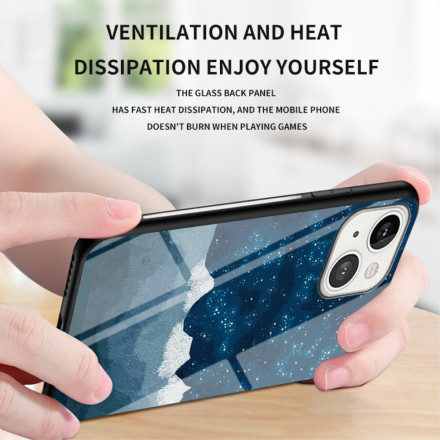 Coque iPhone 13 Verre Trempé Starry Sky Coque iPhone 13 Verre Trempé Starry Sky