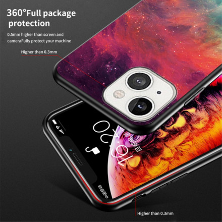 Coque iPhone 13 Verre Trempé Starry Sky Coque iPhone 13 Verre Trempé Starry Sky