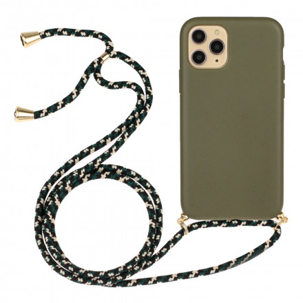 Coque iPhone 13 Silicone avec Cordon Coloré