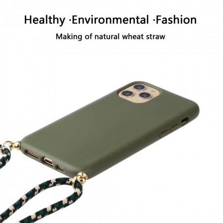 Coque iPhone 13 Silicone avec Cordon Coloré
