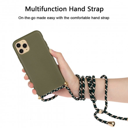 Coque iPhone 13 Silicone avec Cordon Coloré