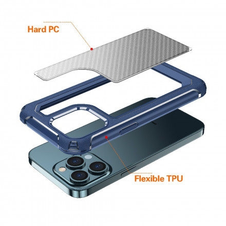 Coque iPhone 13 Transparente Texture Fibre Carbone Coque iPhone 13 Transparente Texture Fibre Carbone
