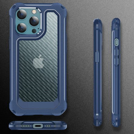 Coque iPhone 13 Transparente Texture Fibre Carbone Coque iPhone 13 Transparente Texture Fibre Carbone