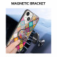 Coque iPhone 13 Support Magnétique Patchwork