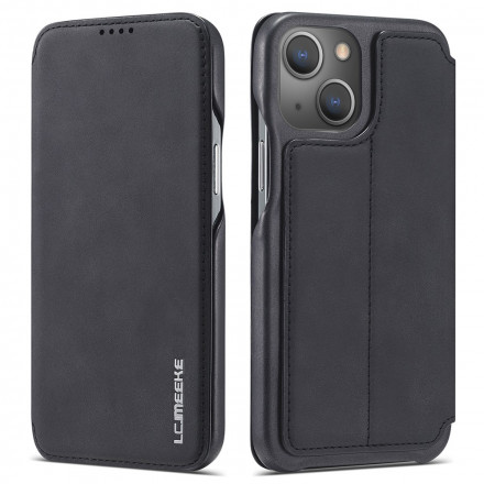 Flip Cover iPhone 13 Effet Cuir Simple LC.IMEEKE Flip Cover iPhone 13 Effet Cuir Simple LC.IMEEKE