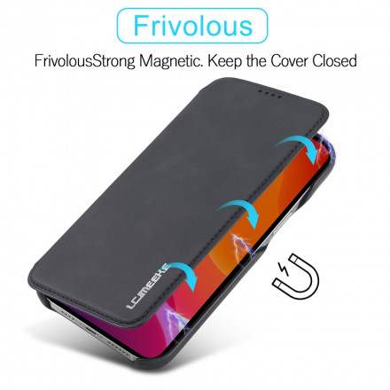Flip Cover iPhone 13 Effet Cuir Simple LC.IMEEKE Flip Cover iPhone 13 Effet Cuir Simple LC.IMEEKE