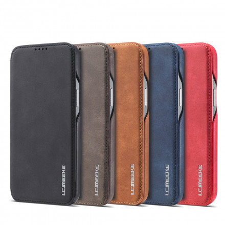 Flip Cover iPhone 13 Effet Cuir Simple LC.IMEEKE Flip Cover iPhone 13 Effet Cuir Simple LC.IMEEKE