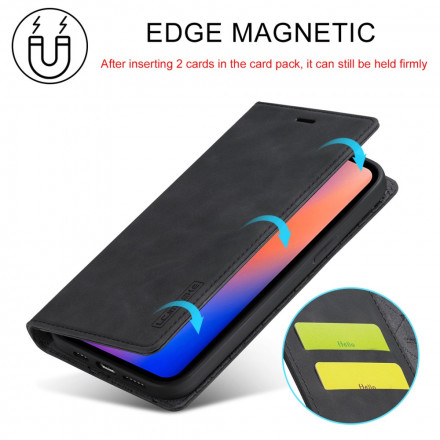 Flip Cover iPhone 13 LC.IMEEKE Effet Cuir Flip Cover iPhone 13 LC.IMEEKE Effet Cuir
