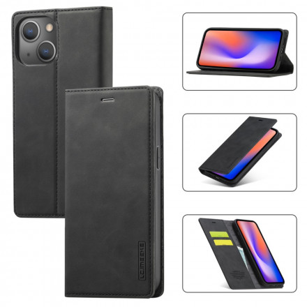Flip Cover iPhone 13 LC.IMEEKE Effet Cuir Flip Cover iPhone 13 LC.IMEEKE Effet Cuir