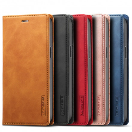Flip Cover iPhone 13 LC.IMEEKE Effet Cuir Flip Cover iPhone 13 LC.IMEEKE Effet Cuir