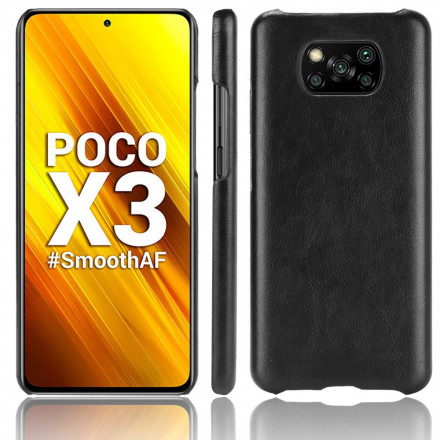 Coque Poco X3 / X3 Pro / X3 NFC Effet Cuir Litchi Performance