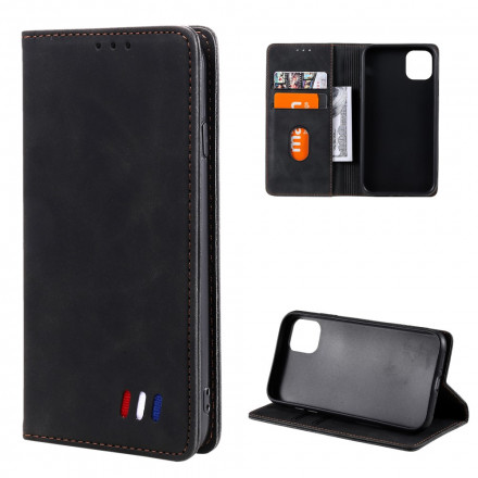 Flip Cover iPhone 13 Style Cuir Tricolore Flip Cover iPhone 13 Style Cuir Tricolore