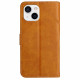Housse iPhone 13 Style Cuir Géométrique à Lanière Housse iPhone 13 Style Cuir Géométrique à Lanière