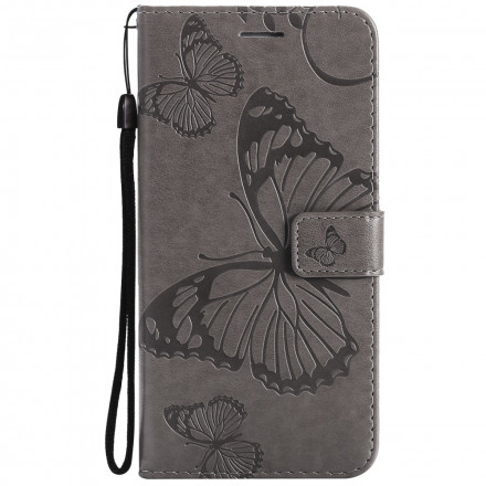 Housse iPhone 13 Papillons Géants à Lanière Housse iPhone 13 Papillons Géants à Lanière