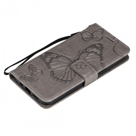 Housse iPhone 13 Papillons Géants à Lanière Housse iPhone 13 Papillons Géants à Lanière