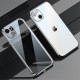 Coque iPhone 13 Transparente Rebords Style Métal SULADA Coque iPhone 13 Transparente Rebords Style Métal SULADA