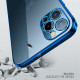 Coque iPhone 13 Transparente Rebords Style Métal SULADA Coque iPhone 13 Transparente Rebords Style Métal SULADA