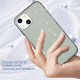 Coque iPhone 13 Transparente Design Paillettes