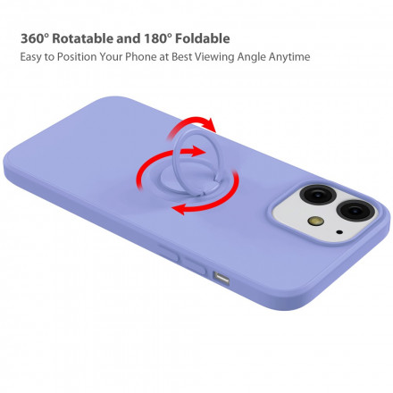Coque iPhone 13 Silicone avec Support et Lanière Coque iPhone 13 Silicone avec Support et Lanière