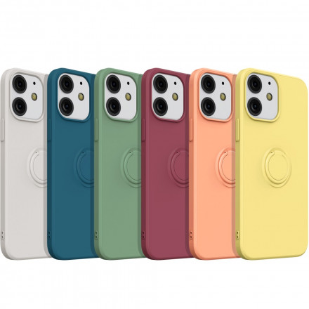 Coque iPhone 13 Silicone avec Support et Lanière Coque iPhone 13 Silicone avec Support et Lanière