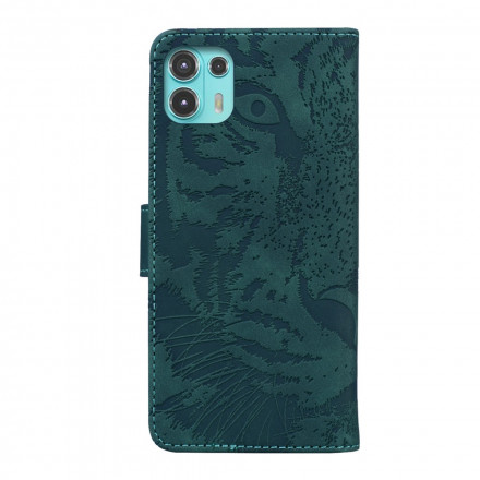 Housse Motorola Edge 20 Lite Empreinte Face de Tigre Housse Motorola Edge 20 Lite Empreinte Face de Tigre