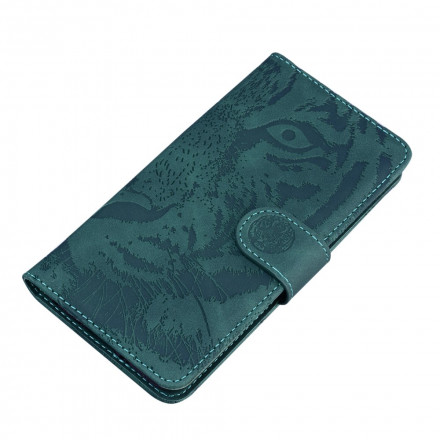 Housse Motorola Edge 20 Lite Empreinte Face de Tigre Housse Motorola Edge 20 Lite Empreinte Face de Tigre