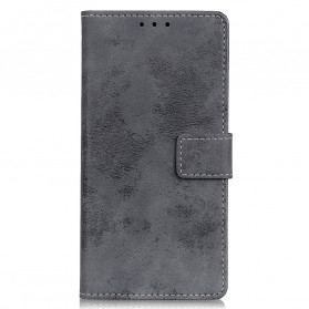 Housse Motorola Edge 20 Lite Simili Cuir Vintage