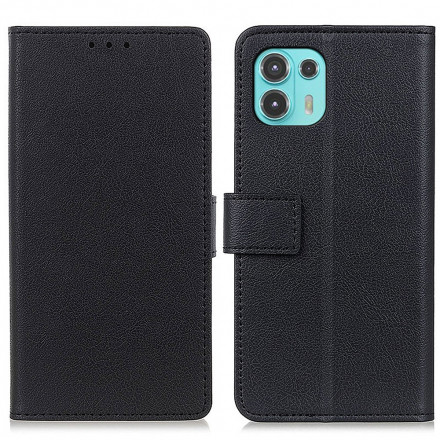 Housse Motorola Edge 20 Lite Effet Cuir Classique Housse Motorola Edge 20 Lite Effet Cuir Classique