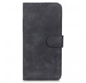Housse Motorola Edge 20 Lite Effet Cuir Vintage KHAZNEH