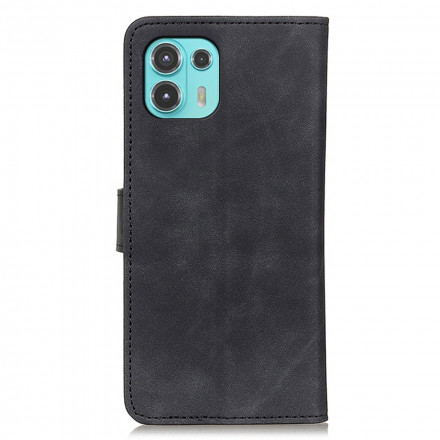 Housse Motorola Edge 20 Lite Effet Cuir Vintage KHAZNEH Housse Motorola Edge 20 Lite Effet Cuir Vintage KHAZNEH