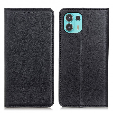 Flip Cover Motorola Edge 20 Lite Cuir Litchi Fendu Élégance Flip Cover Motorola Edge 20 Lite Cuir Litchi Fendu Élégance