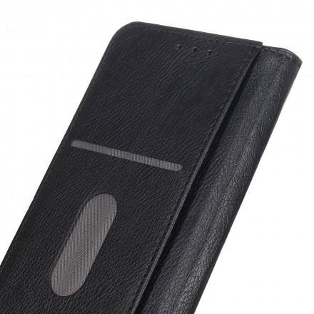 Flip Cover Motorola Edge 20 Lite Cuir Litchi Fendu Élégance Flip Cover Motorola Edge 20 Lite Cuir Litchi Fendu Élégance