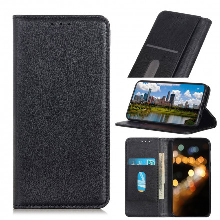 Flip Cover Motorola Edge 20 Lite Cuir Litchi Fendu Élégance Flip Cover Motorola Edge 20 Lite Cuir Litchi Fendu Élégance