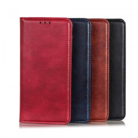Flip Cover Motorola Edge 20 Lite Cuir Litchi Fendu Élégance Flip Cover Motorola Edge 20 Lite Cuir Litchi Fendu Élégance